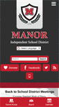 Mobile Screenshot of manorisd.net