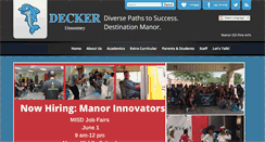 Desktop Screenshot of des.manorisd.net